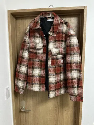 ZARA 체크 셔츠 자켓