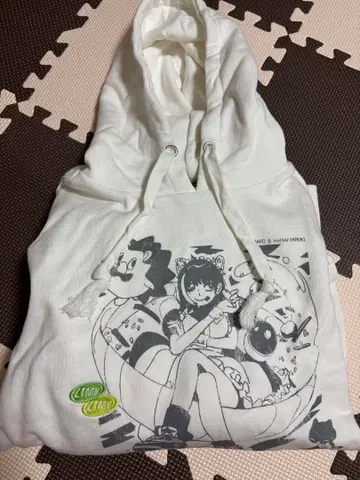 계속 한밤중이면 좋을 텐데. 하나마루키 후드 M 사이즈