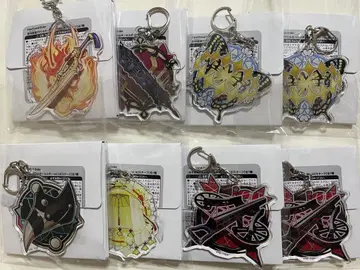 fgo 커맨드 코드 아크릴 키홀더 아크릴 키링 페스티벌 8개 세트