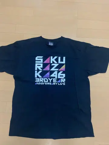 사쿠라자카46 3rd Year Anniversary Live 티셔츠 XL
