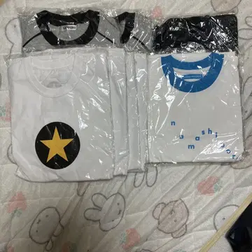 삿포로 맥주 화이트 그레이 티셔츠 세트