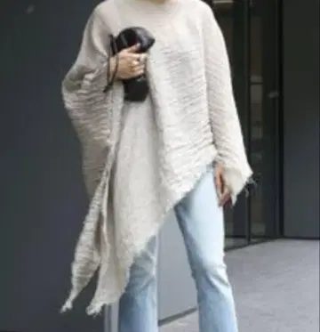 Deuxieme Classe PROTAGONISTA 린넨 판초