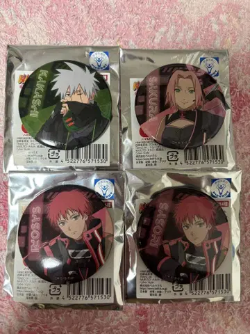 NARUTO RED TOKYO tower 캔뱃지 카카시/사쿠라/사소리