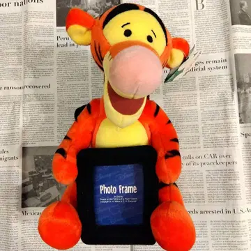 The Disney StoreUSA 티거 사진 프레임 봉제 인형 30cm