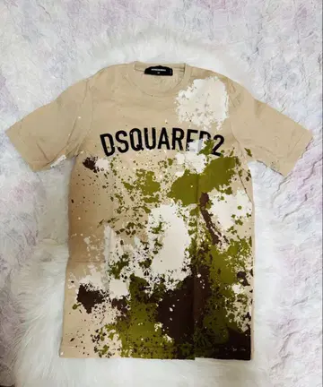 DSQUARED2 스플래터 프린트 티셔츠 XS