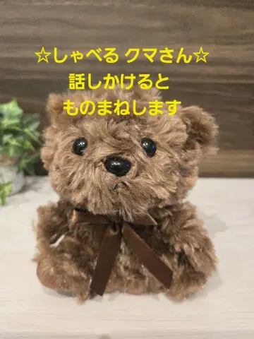 말하는 곰 봉제 인형 흉내내기