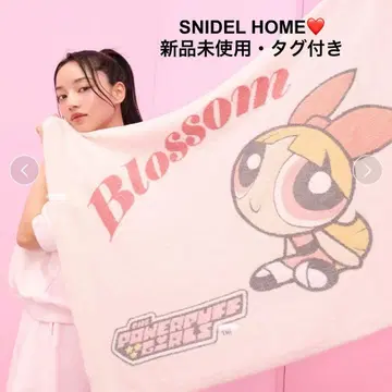 SNIDEL HOME 스나이델홈 니트 블랭킷 파워퍼프걸