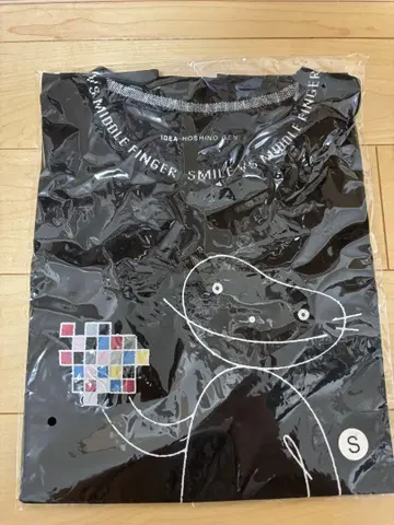 호시노 겐 아이디어 티셔츠 블랙 S 사이즈
