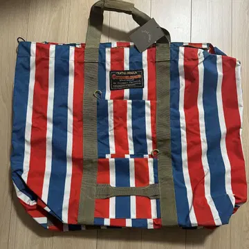 네이탈 디자인 KAMPING BIG TOTE BAG 레트로 스트라이프