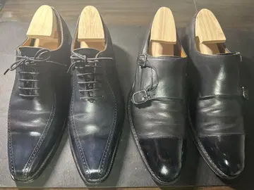 스코치 그레인 잘란 스리와야 네이비 드레스 신발 25cm