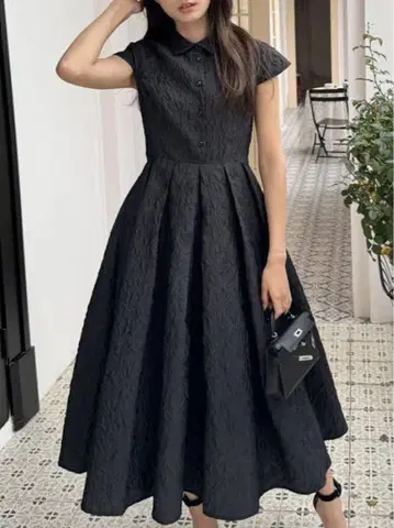 birthday bash JACQUARD HEPBURN DRESS
