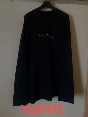 OAMC SCRIPT L/S 오버 실루엣 롱티