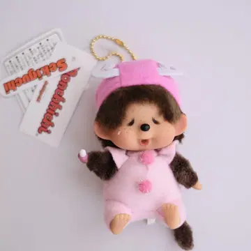 몬치치 얼굴 큰 키체인 SS 사이즈 (나비)