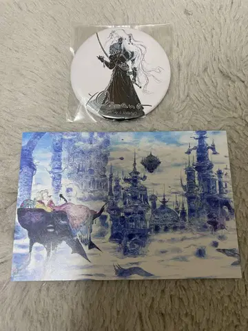 아마노 요시타카 ff7 파이널 판타지 세피로스 캔뱃지 [] 와 카드