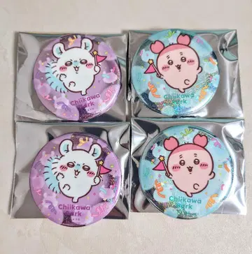 치이카와 치이카와 파크 트레이딩 홀로그램 캔뱃지 헌책방 카니짱