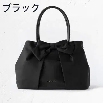 토카 tocca 리본 토트백 블랙