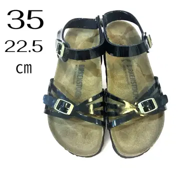 BIRKENSTOCK 샌들 에나멜 발리 비르코플로어 페이턴트