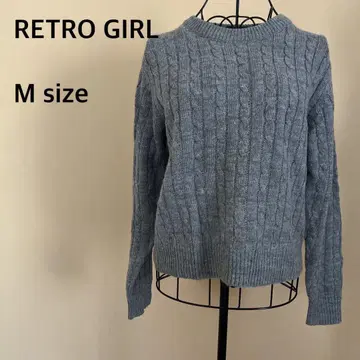 [ RETRO GIRL ] 여성용/그레이 니트/스웨터/심플/다용도