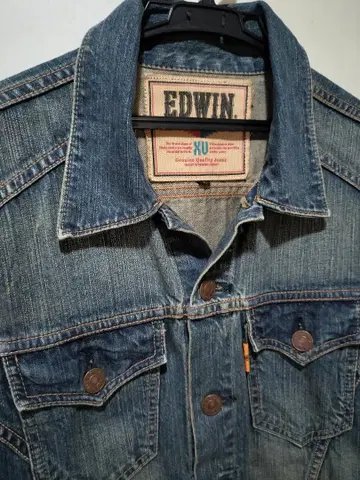 배송비 포함 EDWIN 에드윈 XV 데님 자켓 G장 양호 sizeL