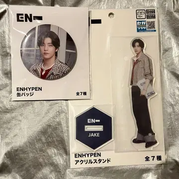 ENHYPEN JAKE 아크릴 스탠드, 캔배지