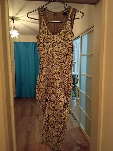 마크제이콥스 슬리브리스 롱 원피스 결혼식 파티 오미즈