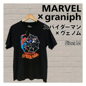 마블 x graniph 그라니프 스파이더맨 베놈 티셔츠