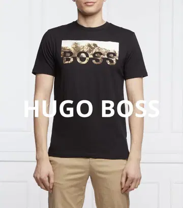 HUGO BOSS 휴고보스 티셔츠 블랙 S