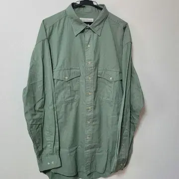 BANANA REPUBLIC 긴팔 셔츠 그린 컬러 90년대 홍콩 생산