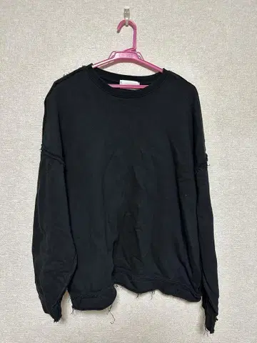 Raucohouse(라우코하우스) 스웨트 셔츠 블랙