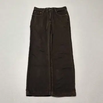 grunge fade straight denim brown 33/30