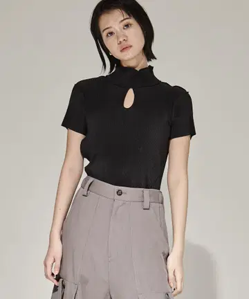 kotohayokozawa HIGHNECK TINY TOP