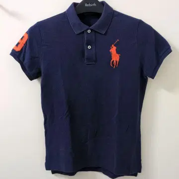 Ralph Lauren 빅 포니 반팔 피케 셔츠 L 네이비