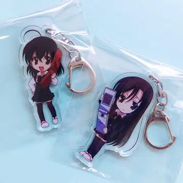 새상품 School Days 사이온지 세카이 카츠라 코토노하 아크릴 키링