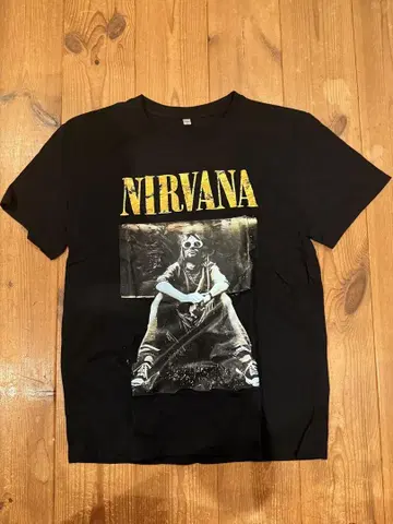 NIRVANA 카드 코번 티셔츠