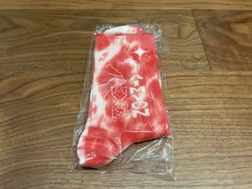 아이묭 tie die die 삭스 25~27cm 레드 빨간 양말