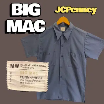 빅맥 워크 셔츠 BIGMAC JCPenney 그레이 바이크