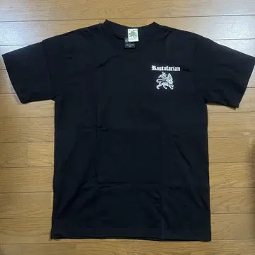 라스타 피스 티셔츠 M 블랙 레게 rasta peace 라스타 라이온