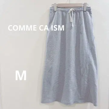 [COMME CA ISM] 그레이 롱 스커트 허리 드로우 스트링
