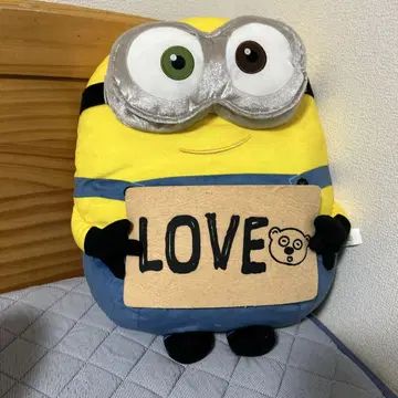 미니언 LOVE 사인 봉제 인형