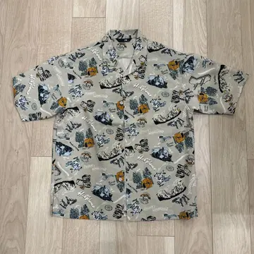 THE NORTH FACE 숏 슬리브 알로하 벤트 셔츠