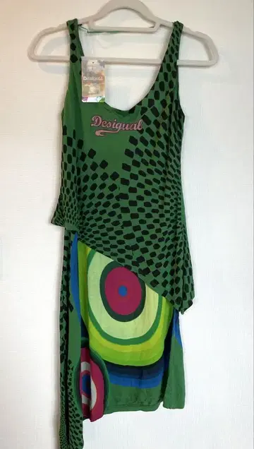 Desigual 민소매 원피스 택 달린 새 상품 여성용