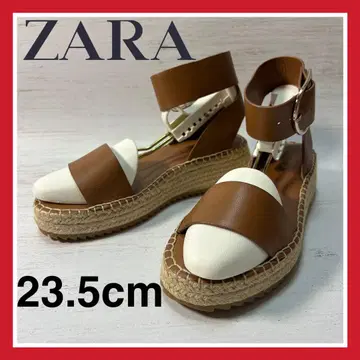 [미사용품] ZARA 에스파드리유 샌들 23.5cm