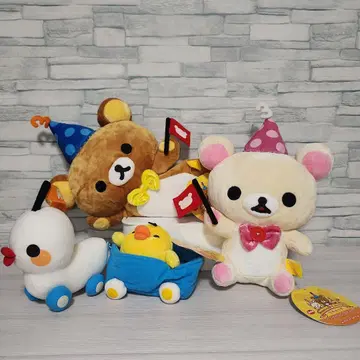 리락쿠마 봉제 인형 BIG 3rd Anniversary 묶음 판매
