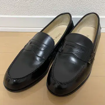 [미사용에 가까움] 긴자 요시노야 로퍼 WALK MORE 블랙