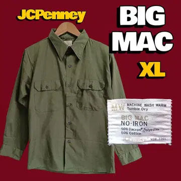 빅맥 워크 셔츠 JCPenney BIGMAC XL 긴팔 바이크