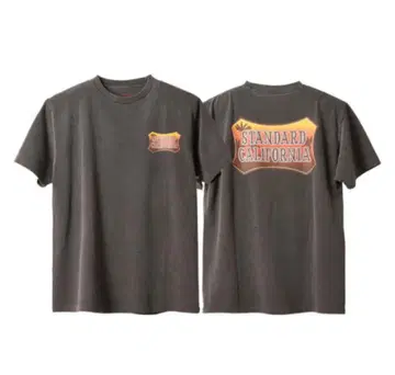 SD SUNSET SHIELD 로고 티 Black XL 1회 착용