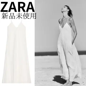 ZARA 자라 ZW COLLECTION 린넨 블렌드 원피스 XS