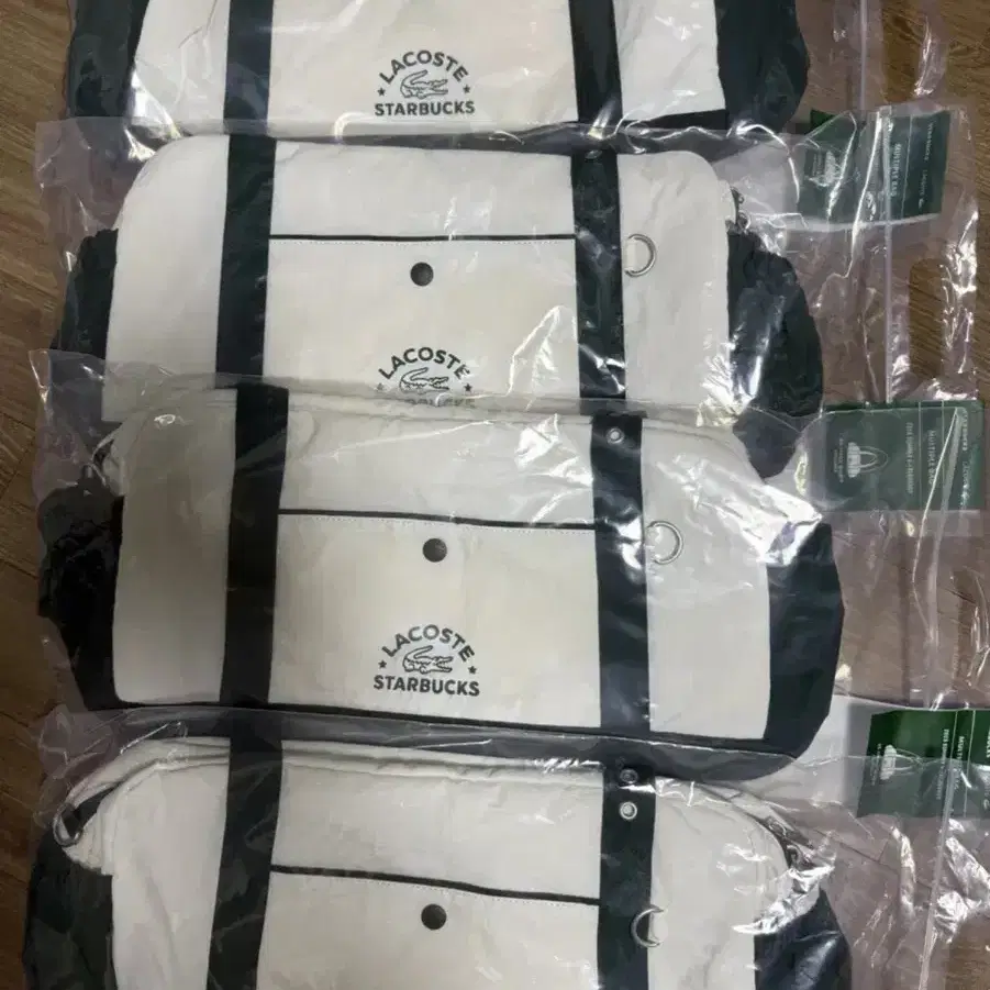 Starbucks Lacoste Multiple Bag Green (New) on Bunjang Global