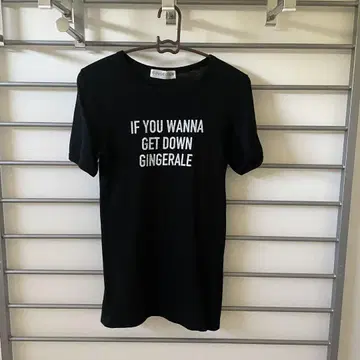 [ BEAMS ] GINGERALE 반팔 T셔츠 블랙