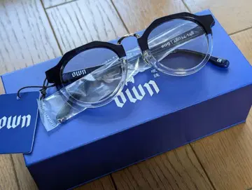 own 오운 #09 BLUE x CLEAR / CLEAR GREY
